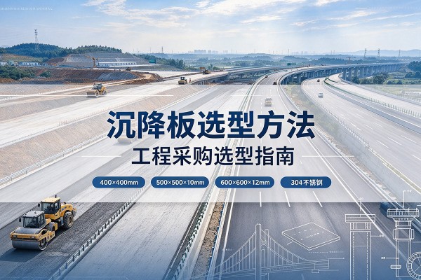 兰西沉降板选择方法
