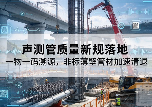 兰西声测管质量新规落地，一物一码溯源，非标薄壁管材加速清退