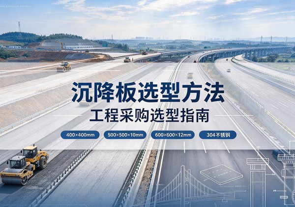 兰西沉降板选择方法
